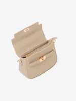 Soft Sand: Elegant Beige Crossbody Bag - Image 4