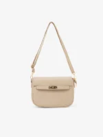 Soft Sand: Elegant Beige Crossbody Bag