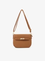 Earthy Elegance: Classic Brown Crossbody Bag